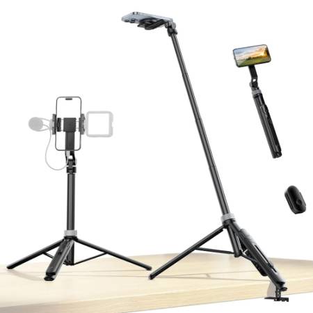 Ulanzi TT88 - selfie stick i mini statyw, 2w1, 4 tryby pracy, tryb